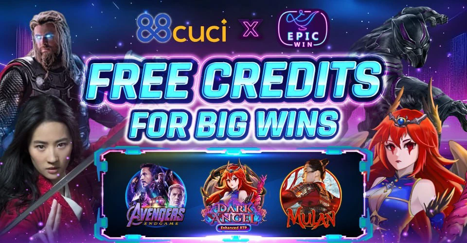 88CUCI and Epic Win free credits promotion